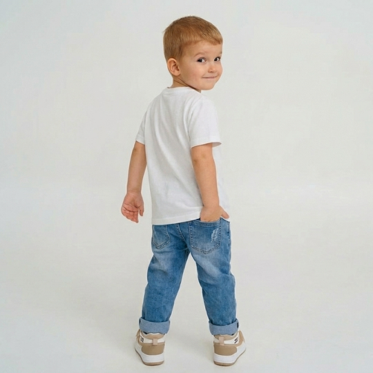Emilien – Cartoon Print Jeans