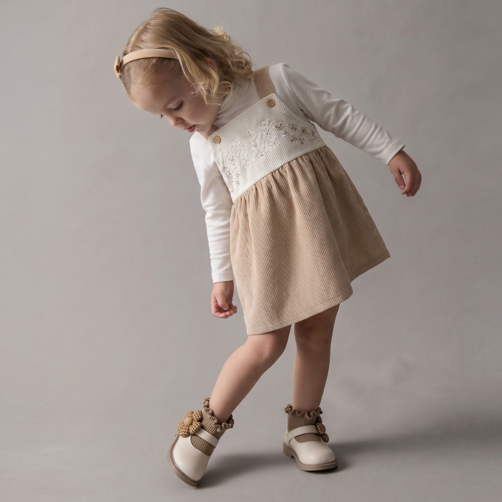 PetalSteps – Elegante Laarzen met Bloemdetail – Baby Meisjes Schoenen