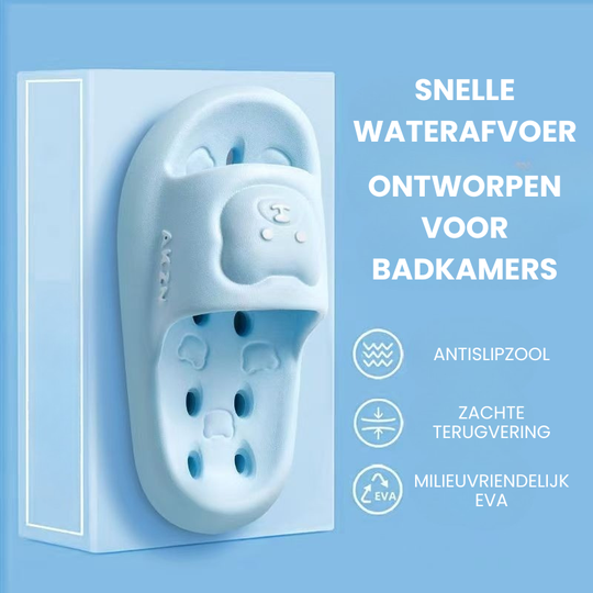 AquaBear – Badkamer Slippers