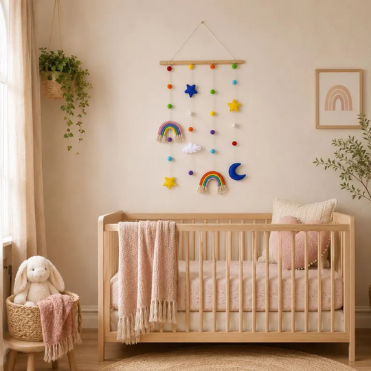 RainbowDream – Houten Regenboog Wanddecoratie