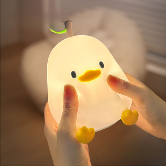 DuckGlow – Siliconen Eend Nachtlamp met Touchbediening