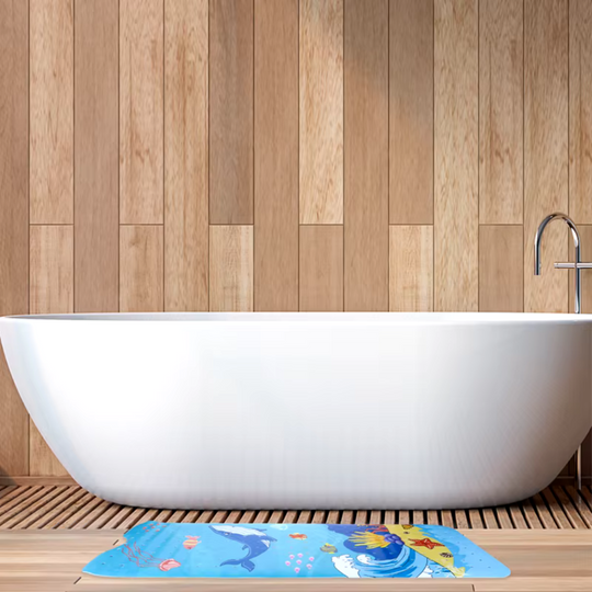 Antislip Zeemeermin Badmat voor Kinderen – MermaidSplash™