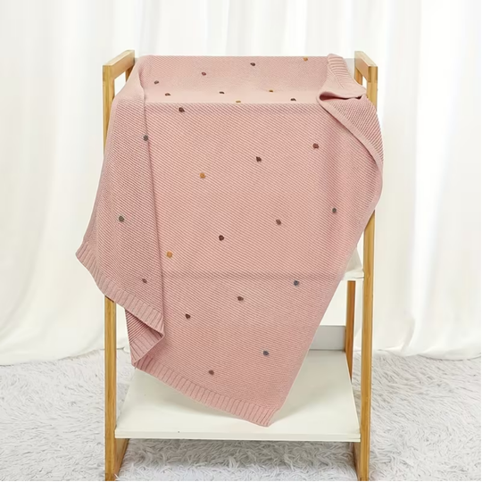 CozyCotton – Zachte Katoenen Gebreide Deken – Comfort voor Baby’s