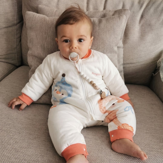CozyLegs – Gewatteerde Babyslaapzak met Beentjes