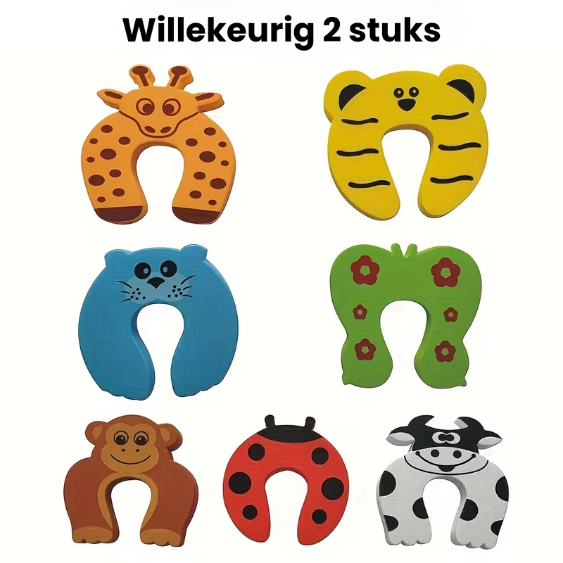 SafeSnap™ – 1/2/4 stuks Cartoon Anti-Collision Deurbeschermer