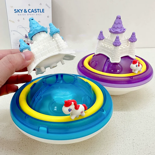 SplashMuse drijvend unicorn kasteel spelen - Milo & Moon