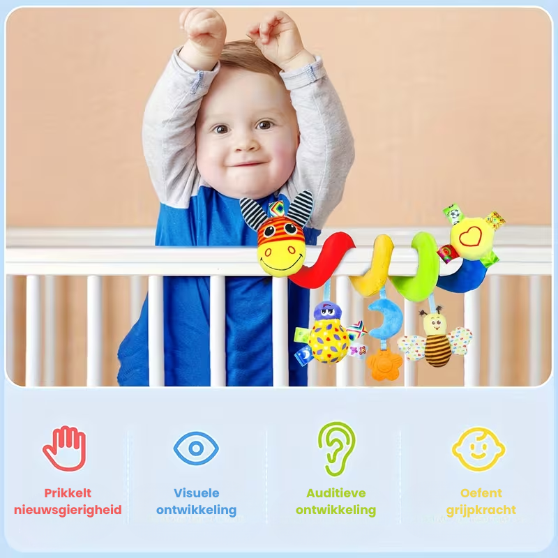 SpiraLoom™ – Baby Spiraal Mobile – Hangend Sensorisch Speelgoed