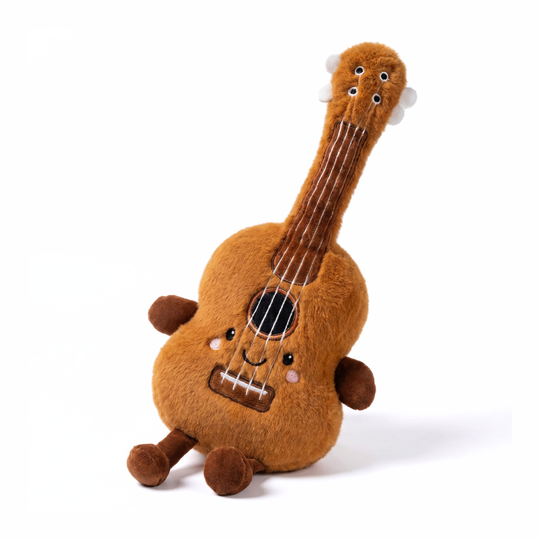 StringCuddle – Gitaar & Pipa Knuffel van Zacht Pluche