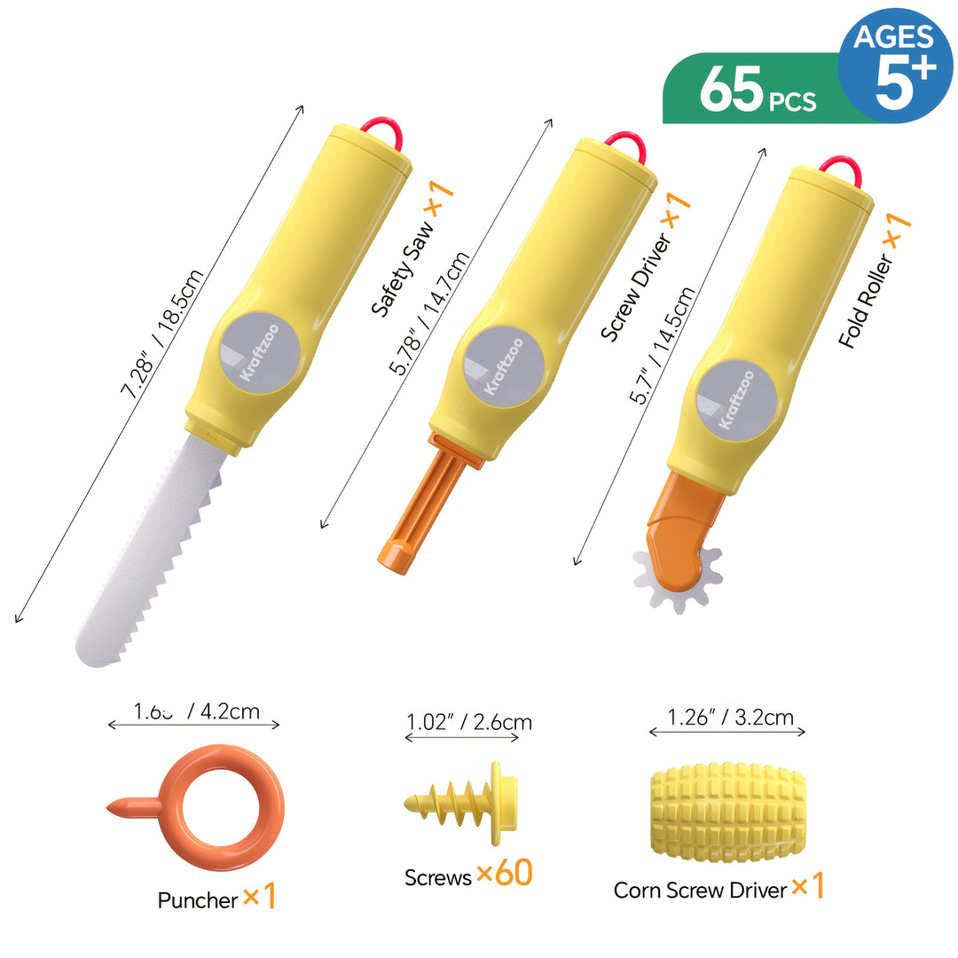 CuttyFun™ – 65 stuks Speelgoed Snijset