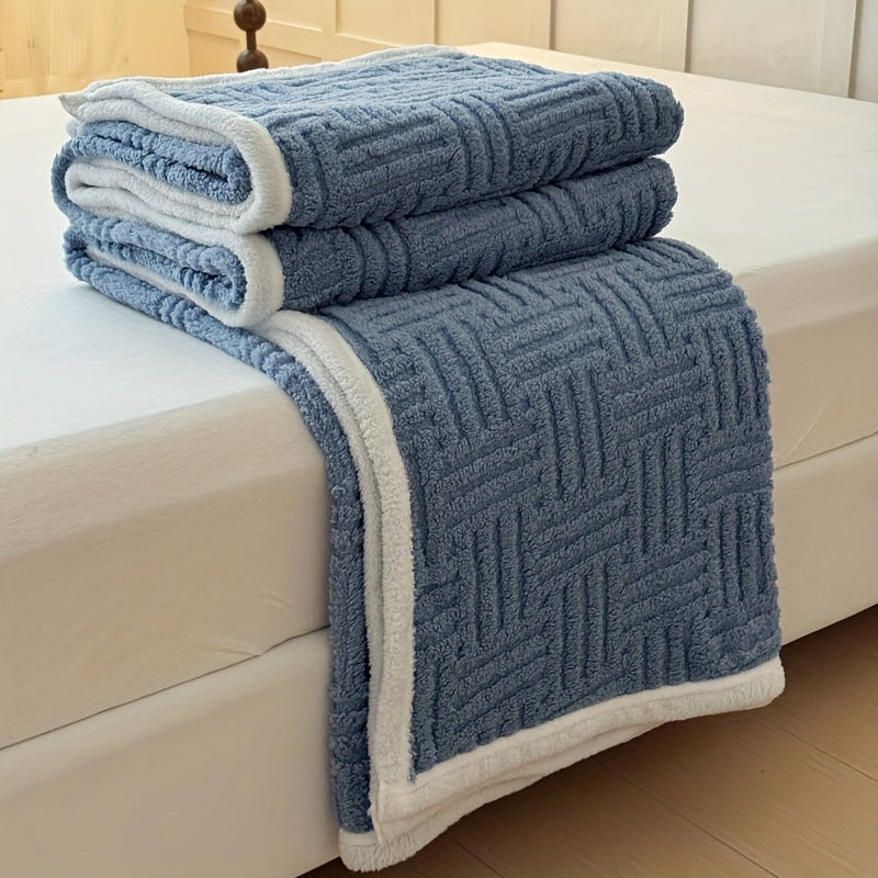 GeoSherpa™ – Omkeerbare Sherpa Deken – Verdikte Taffeta Plaid