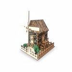 PastoralWindmill – 3D Houten Bouwpuzzel Windmolen