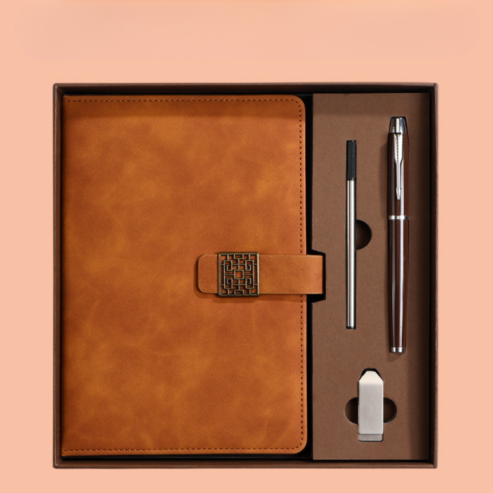 PrimeLedger – A5 Business Notitieboek Cadeauset