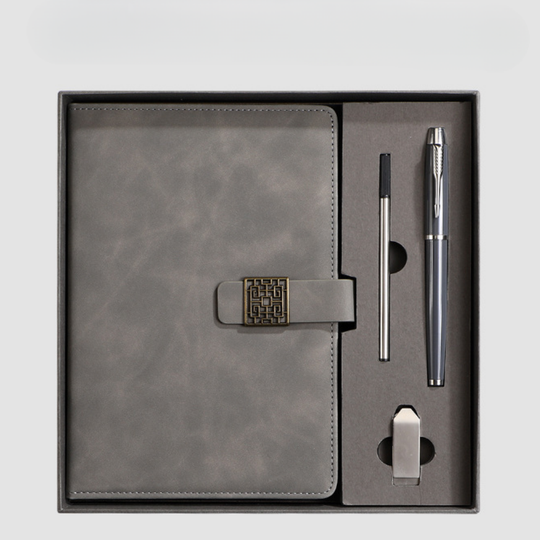 PrimeLedger – A5 Business Notitieboek Cadeauset