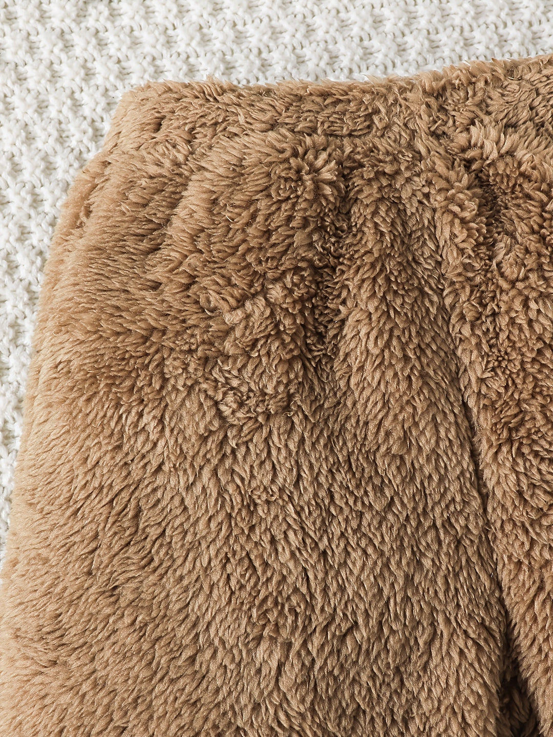 BearSnuggleSet™ – 2-delige Pluche Fleece Hoodie & Pootjes-Broek voor Kinderen