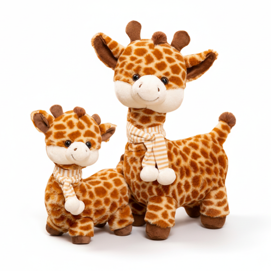 GiraffeSnuggle™ – Zachte Giraf Knuffel met Sjaal