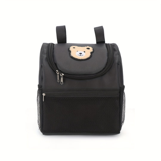 StrollMate™ – Kinderwagen Organizer Tas – Zwart & Multifunctioneel