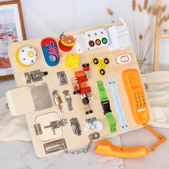 IndieGrow™ – 21-in-1 Montessori Busy Board