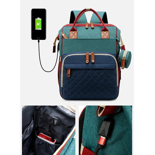 NestAway™ – Reisvriendelijke Luiertas Reisbedje - Baby essentials