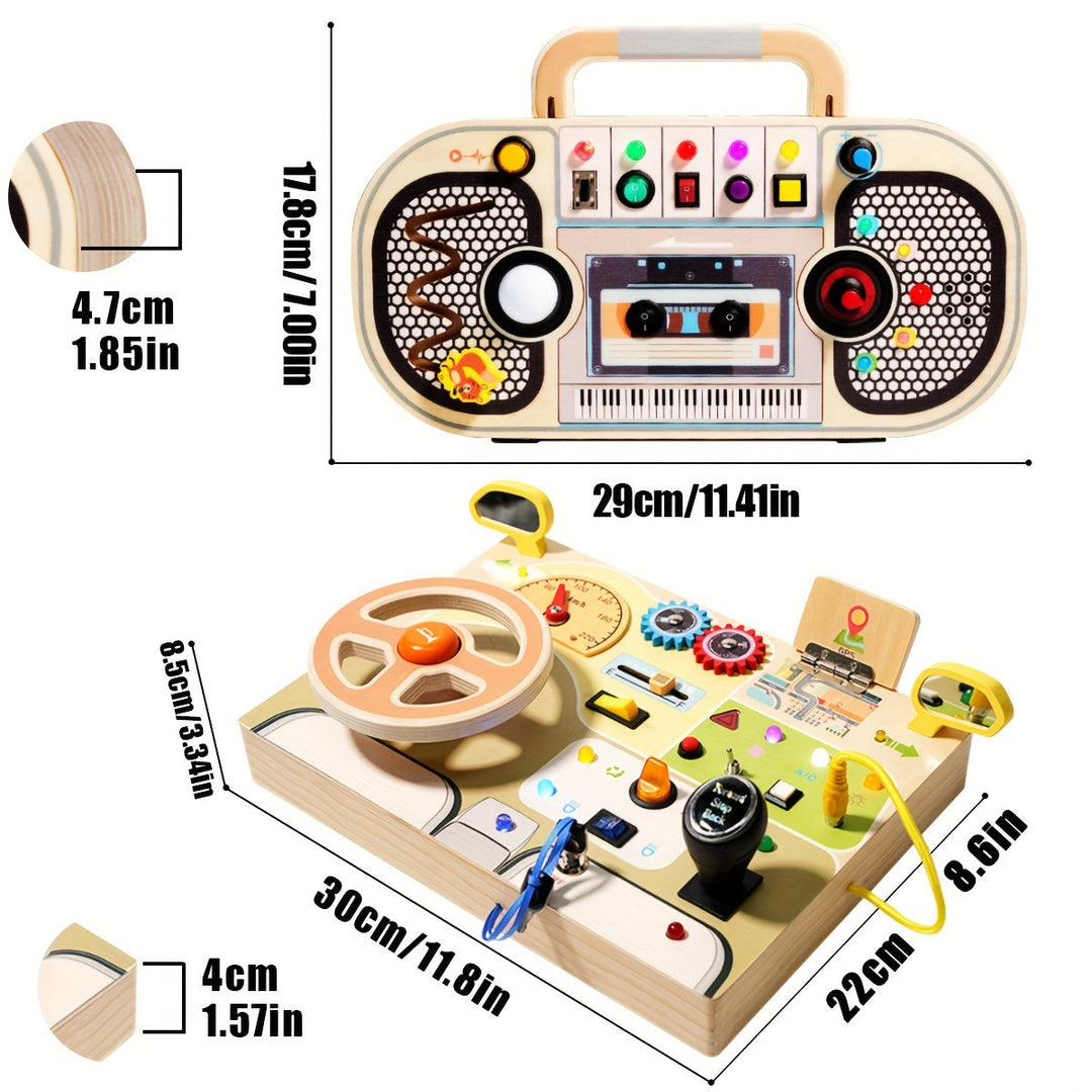 BrightPlay™ – Interactieve Houten Activiteitentafel