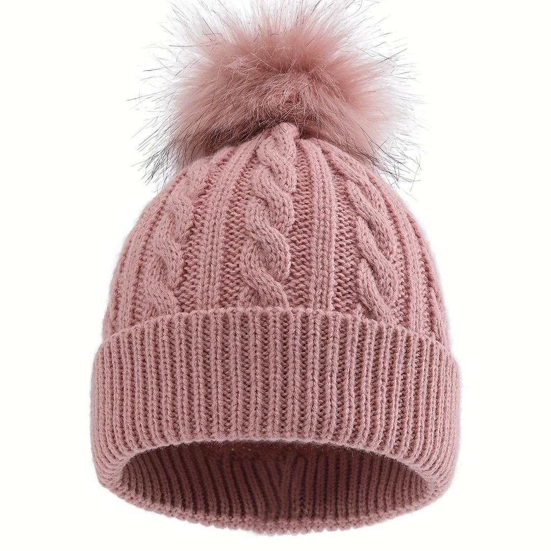 CozyPom™ – Jongens & Meisjes Gebreide Muts – Herfst & Winter