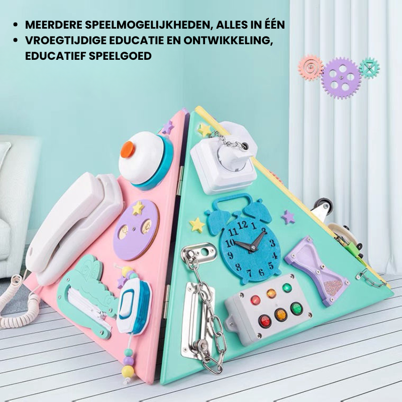 SensePyramid™ – Montessori Piramide Busy Board