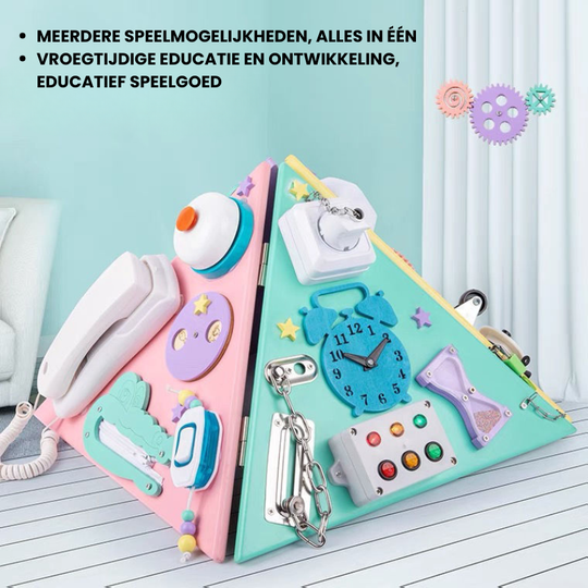 SensePyramid™ – Montessori Piramide Busy Board