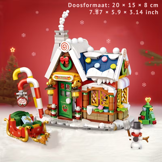 GingerBuild™ – 788-delige Kerst Gingerbread Huis Bouwset