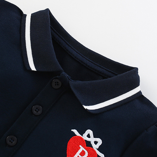 Beata – Navy Polo Jurk