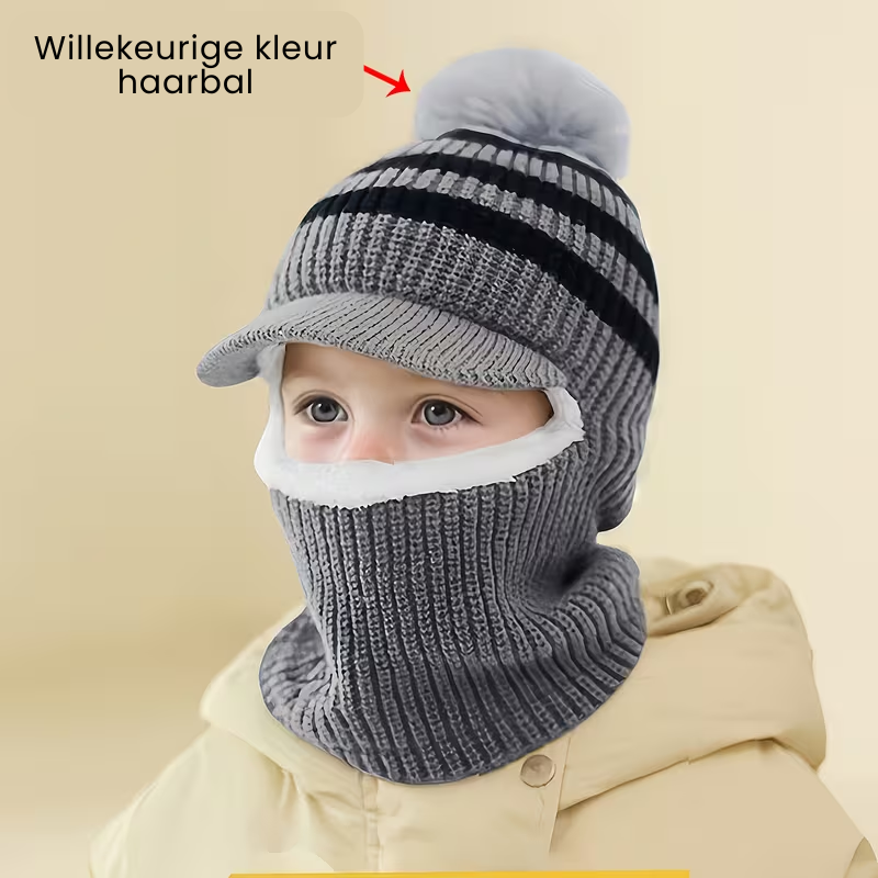 FrostGuard™ – Jongens Wintermuts met Nekbescherming