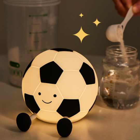 SoccerGlow – Siliconen Voetbal Nachtlamp met Touchbediening