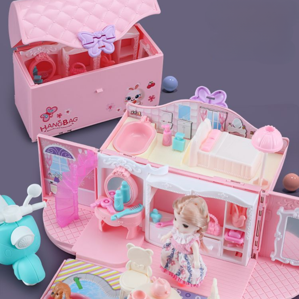 CastleBag – Draagbaar Poppenhuis in Handtas