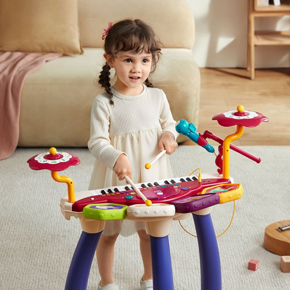 <font dir="auto" style="vertical-align: inherit;"><font dir="auto" style="vertical-align=" inherit>Mini piano électronique pour enfants Babycare, un jouet musical pour débutants, adapté aux garçons et aux filles.</font></font>