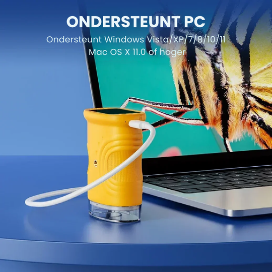 MicroScout – Handheld Microscoop met Vergroting en Scherm