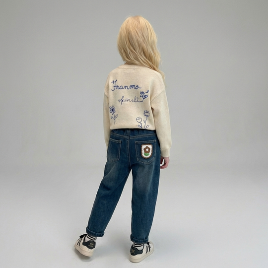 Anais – Bloem Patch Jeans