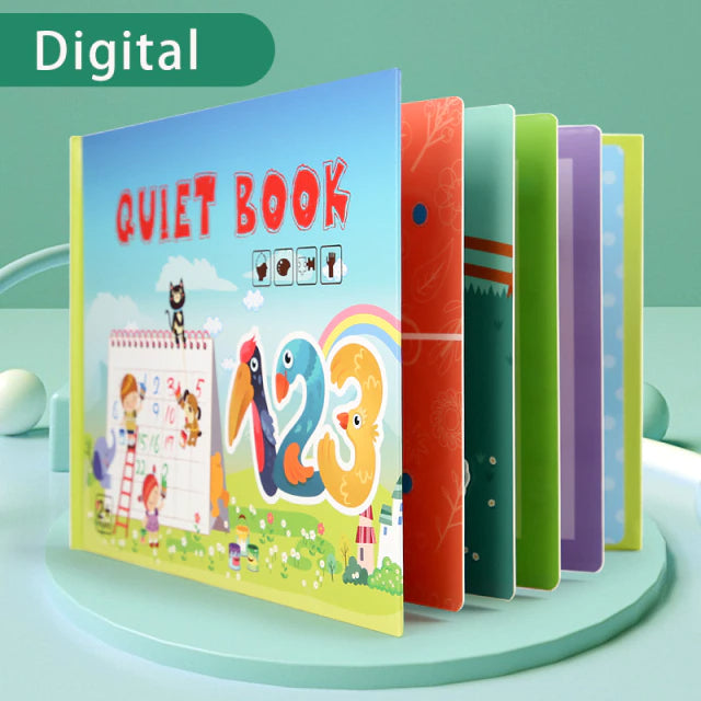 Prikkel Quiet Book detail - Milo & Moon