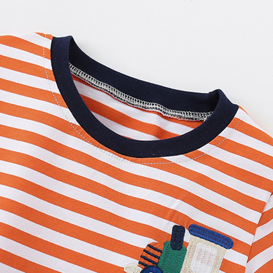Thomas – Trein Streep T-shirt