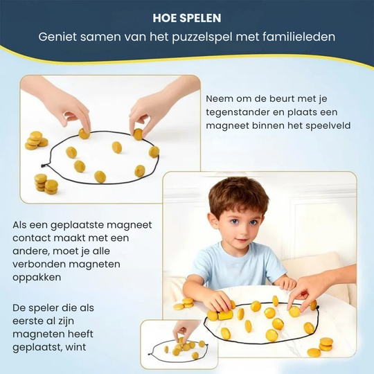 MagnetBattle – Strategisch Magnetisch Spel met Stenen
