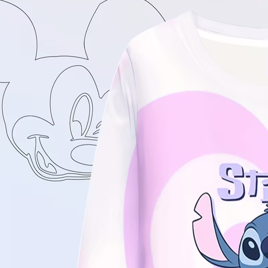 StitchHeart™ – Meisjes Stitch Pyjama Set