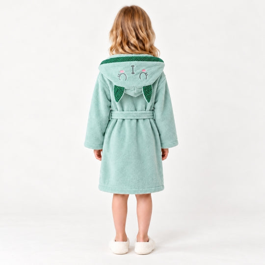 CuddleCape – Zachte Kinderbadcape met Dierenprint