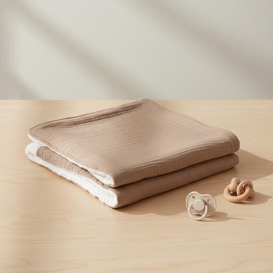 CozyBear – Warm & Ademend Baby Deken