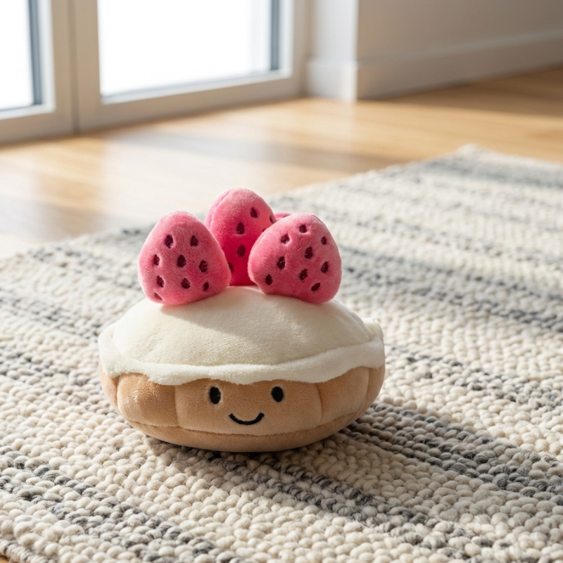 StrawberryTart – Roze Aardbeientaart Knuffel