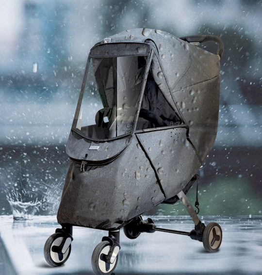 RainShield™ – Universele Kinderwagen Regencover Bescherming Kinderen