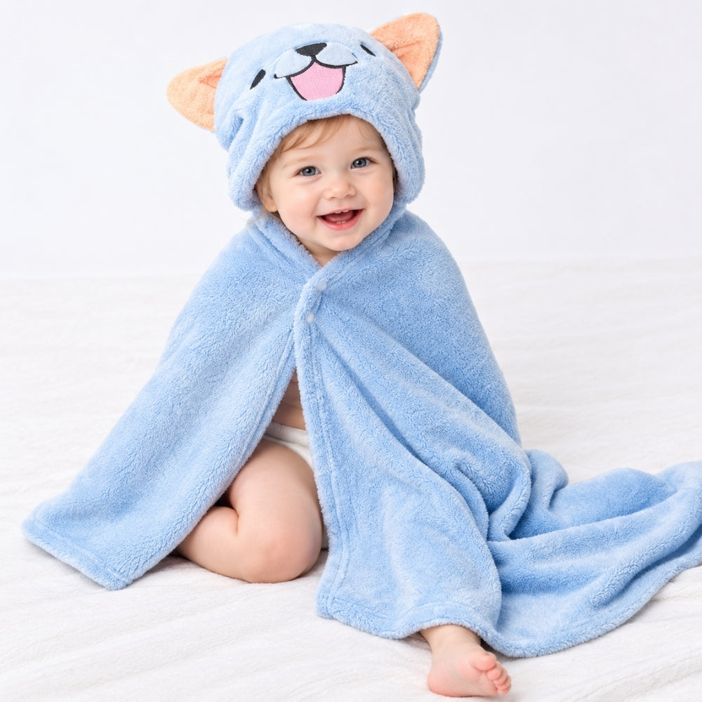 CloudCape – Zachte Badcape voor Baby en Peuter