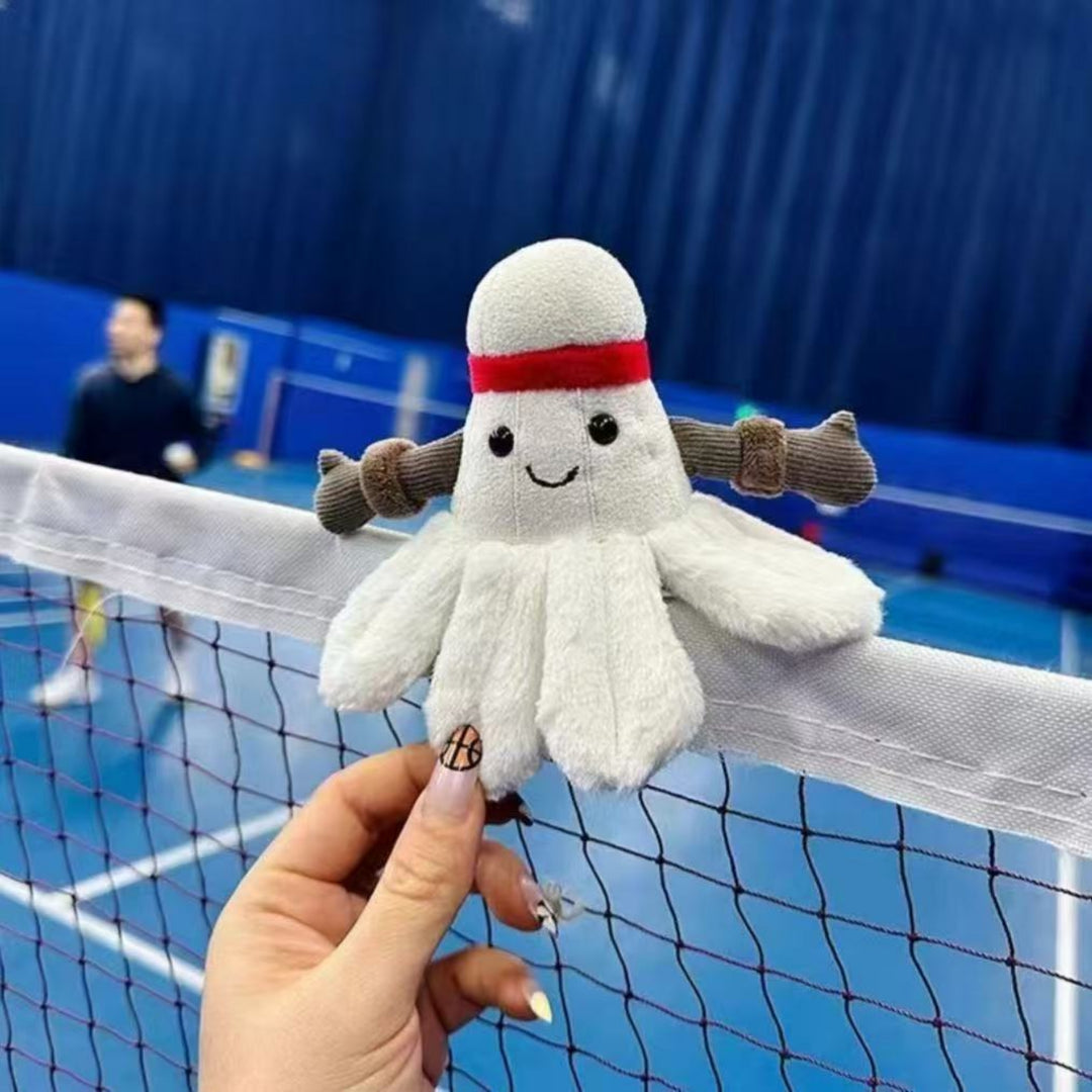 ShuttleBuddy – Badminton Shuttle Knuffel (12 cm)