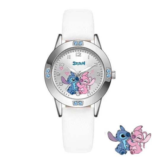 StitchTime™ – Stitch & Mickey Minnie Quartz Horloge