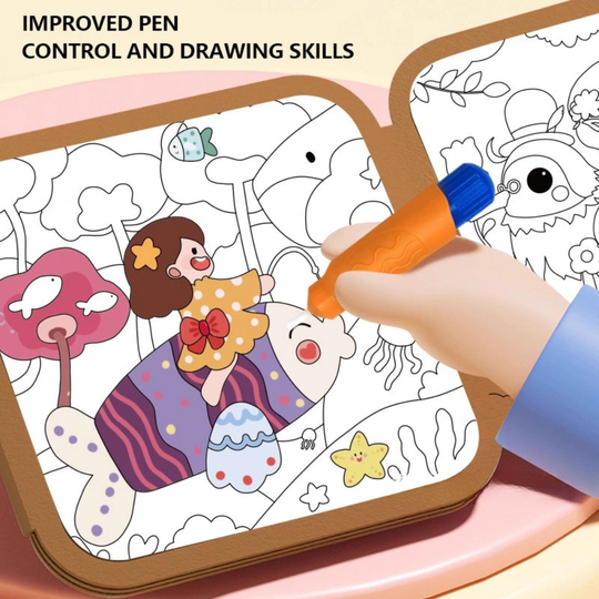 MagicDraw – Herbruikbaar Waterkleurboek voor Kinderen