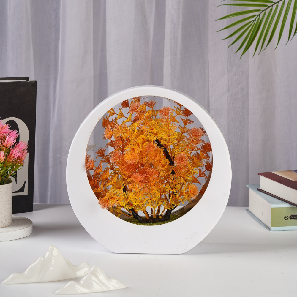 NatureGlow – LED Tafellamp met Kunstplant