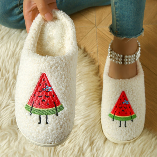 MelonStep – Warme Watermeloen Pantoffels
