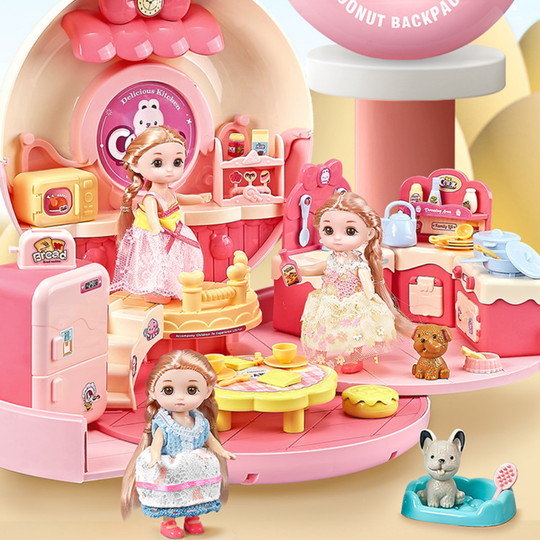 DonutHome – Mini Poppenhuis met Donutthema