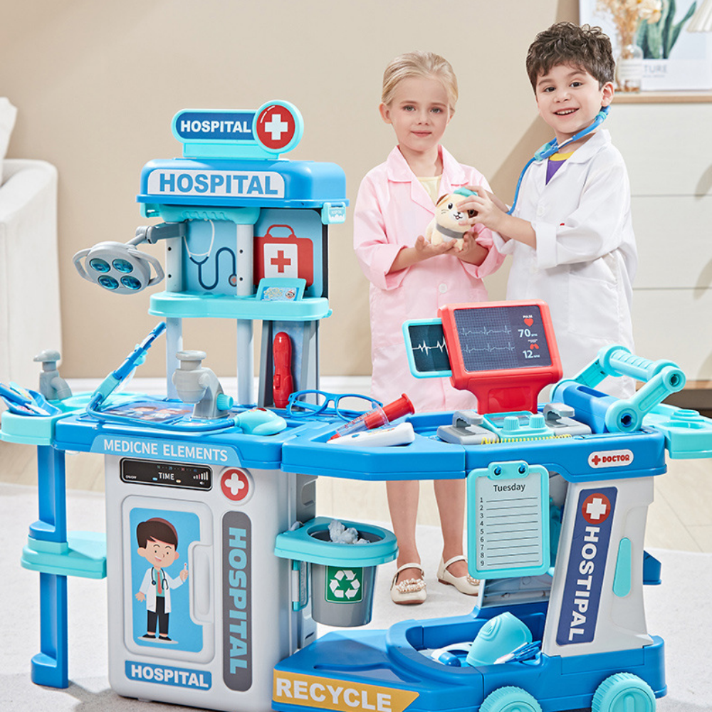DoctorTrolley – Doktersset met Opbergkoffer en Trolley